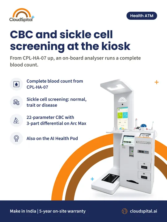 Post: CBC and sickle cell screening at the kiosk